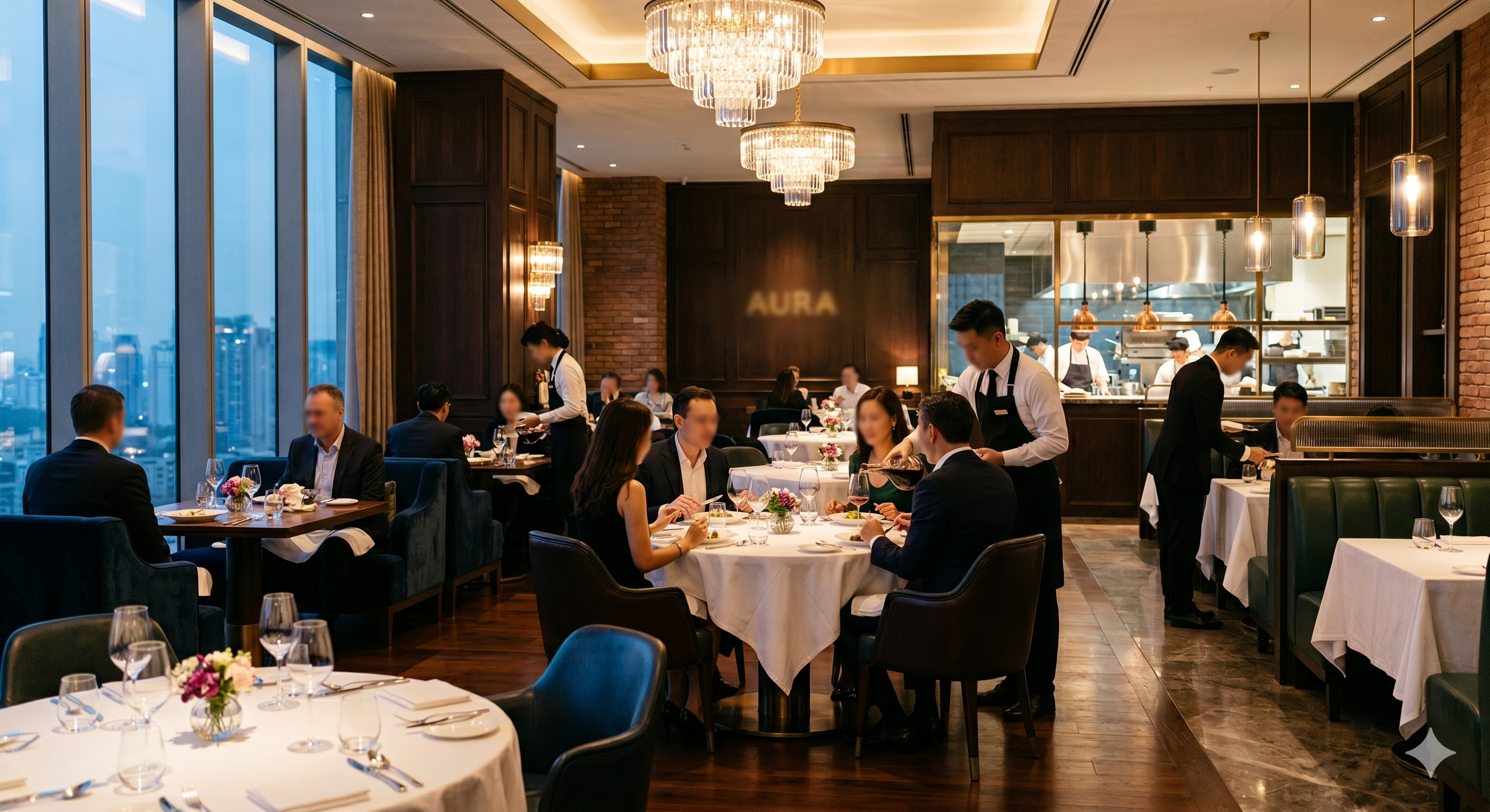 Fine Dining Outlet using EasyAIMenu digital menu