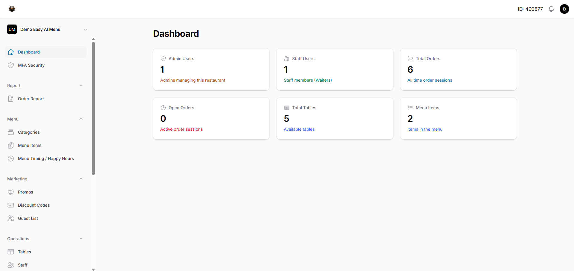 Dashboard